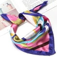 thumbnail image 1 of SAZBJOJN Business Neck Scarf Bandanas for Women Elegant Lightweight Office Bandana Colorful Printed Square Scarf for Working Daily Office Formal Outfits One Size Multicolor, 1 of 4