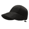 thumbnail image 1 of SAZBJOJN Sun Hats for Women Summer Wide Brim Visor Hat Adjustable Hood Circumference Sun Hats for Women On Outings UV Protection Packable Beach Hat for Outdoors Sports Black, 1 of 3
