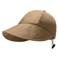 thumbnail image 1 of SAZBJOJN Sun Hats for Women Summer Wide Brim Visor Hat Adjustable Hood Circumference Sun Hats for Women On Outings UV Protection Packable Beach Hat for Outdoors Sports One Size, 1 of 4