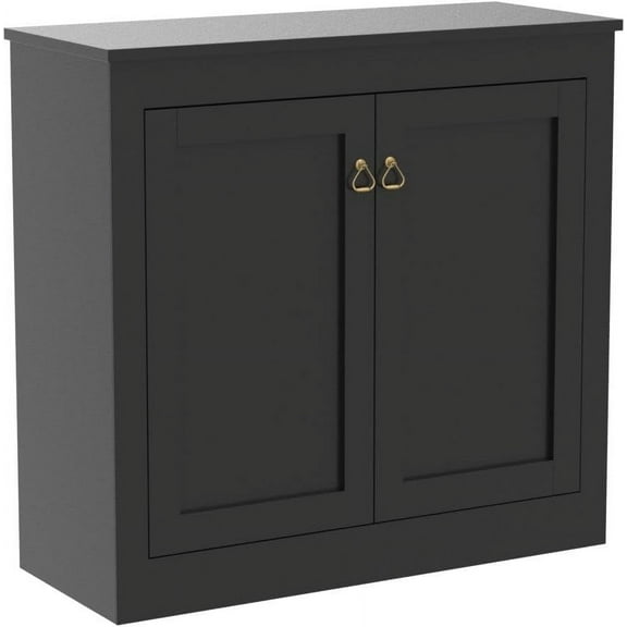 SAZYY Buffet Cabinet with Storage - Kitchen Storage Cabinet Wood Console Table Coffee Bar Accent Cabinets for Living Room Dining Room Entryway, 12.8"D x 31.5"W x 29.9"H Black