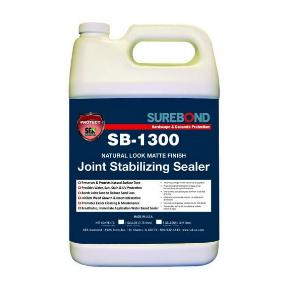 SB-1300 G Natural Look Matte Finish JSS, Water-Based Acrylic Co-Polymer, COLORLESS