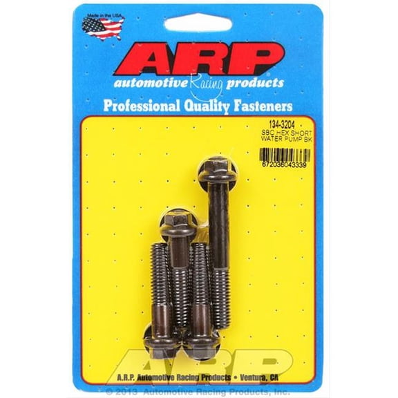 SB Chevy Hex Short Water Pump Bolt Kit