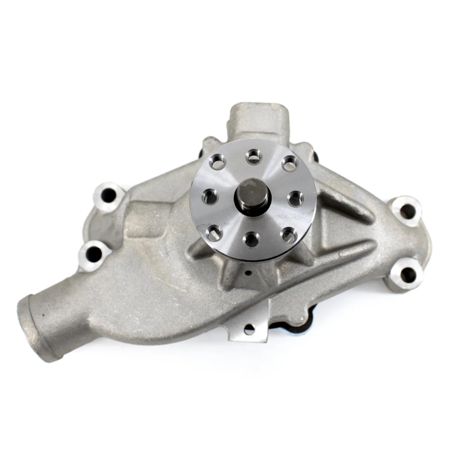 Moroso Chevrolet Small Block/90 Degree V6 (w/5/8in Shaft) Water Pump - Aluminum main image 1