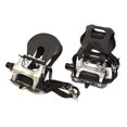 thumbnail image 1 of SB Distribution Ltd. (4 Pair) - Left+Right - Pedals W/Toe Clip for 1/2" Replacement for Indore Stationary Bikes/Bycycles After Market | Various Commercial FINTESS Bikes, 1 of 1