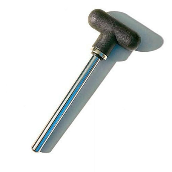 SB Distribution Ltd. (Pack of 4) Magnetic 3/8” Locking Pins with Plastic T- Knob - Locking Space 4-1/4” - Universal Weight Stack Replacement SELECTOR Key - 3/8" Diameter | Detent Hitch Locking PINS
