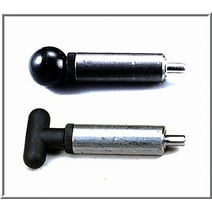 SB Distribution Ltd Pop Pins for Exercise Machines. 3/8" x 3" Long Shank POP PINS - Spring Loaded ( Ball Handle) | Weld-ON Pins/Plungers. (Qty 1, Round Knob)