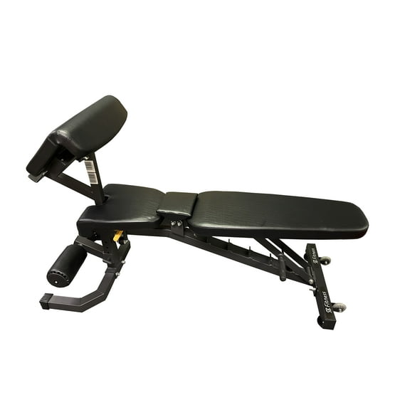 SB Fitness AFID550 Adjustable FID Bench w/ Preacher Curl Attachment