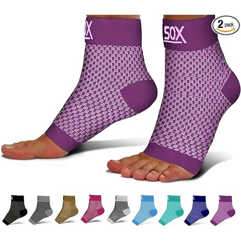 SB SOX Plantar Fasciitis Relief Socks (1 Pair) for Women & Men