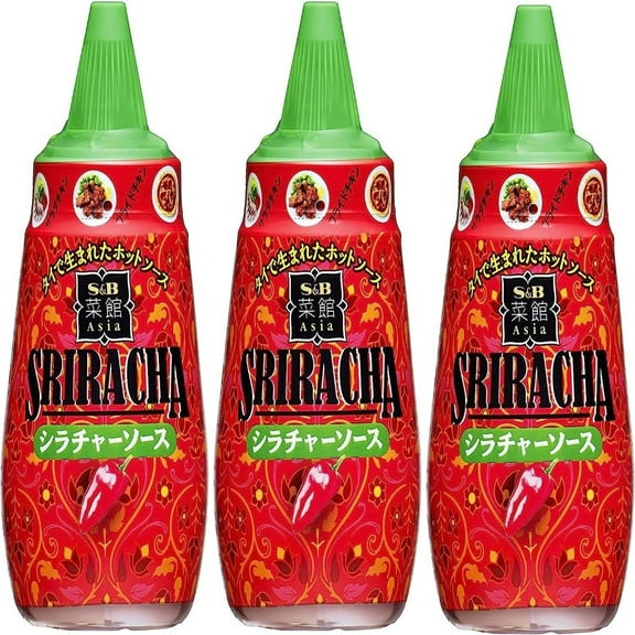 SB Saikan Asia Sriracha Hot Spicy Chilli Sauce 165g x 3 Packs Japan - Tokyo Sakura Mall