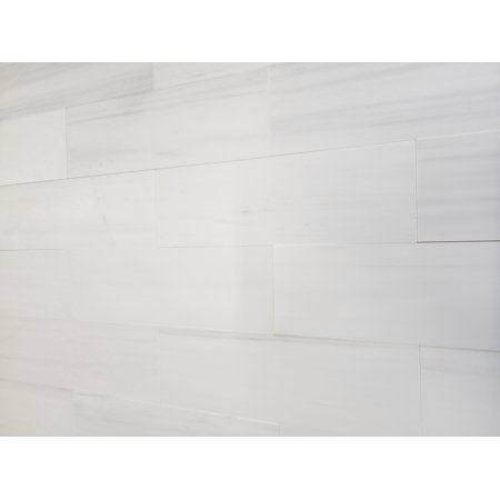 SB Tile and Stone Bianco Dolomite 4x12" Matte Sample Tile