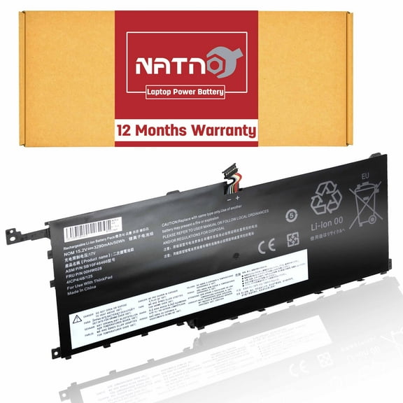 SB10K97567 Laptop Battery Compatible With Lenovo ThinkPad X1 Carbon 4th Gen X1 Yoga 1st 2nd Gen Serie 01AV458 SB10F46466 00HW028 01AV457 SB10K97566 01AV441 SB10F46467 01AV438 15.2V 50Wh 3290mAh
