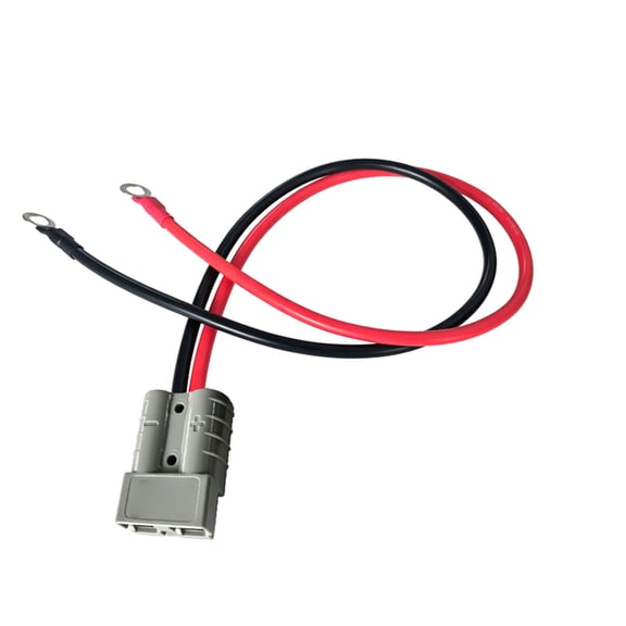 SB50 Power Connector Cable 50A 10 AWG with Terminal Ends for Marine Trailer Forklift Winch Setup Service Use