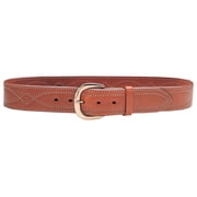 SB6 Fancy Stitched Belt - Tan - Size - 46