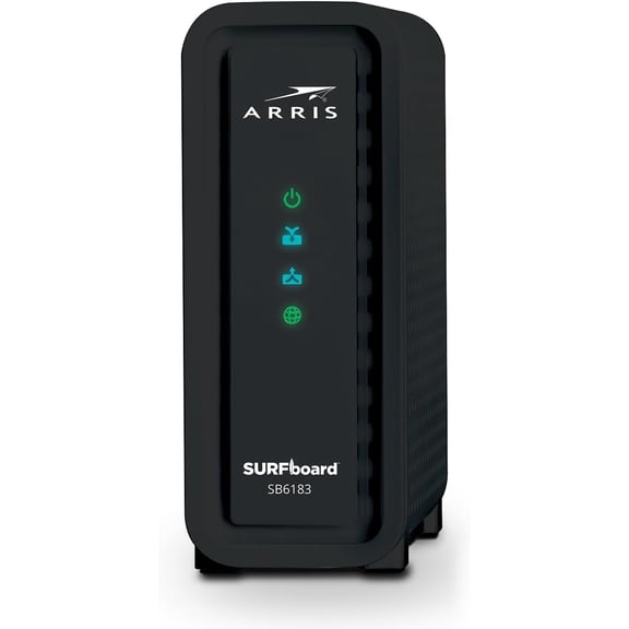 (SB6183) -Cable Modem - Fast DOCSIS 3.0 16x4 Gigabit, [Check with your provider for compatibility], 1 Gbps Port, 400 Mbps Max Internet Speed, 2 Year Warranty