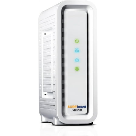 SB8200 Cable Modem Surface Fast DOCSIS 3.1, Approved for Comcast Xfinity, Cox, Charter Spectrum, & More 1Gbps Internets Speed 4 OFDM Channels 2X Lan Port