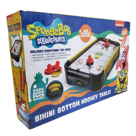 SB8521-01 - AIR HOCKEY SPONGEBOB BIKINI BOTTOM TABLE AIR POWERED SURFACE