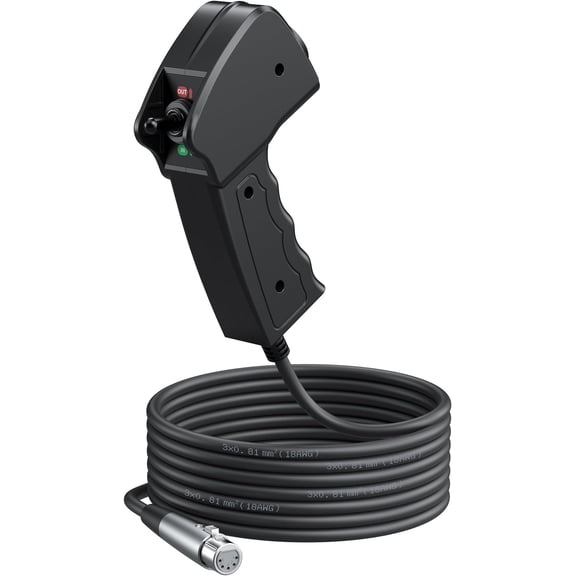 SB97495-50 Wired Control Winch Remote, for Smittybilt XRC Gen2 XRC8 XRC10 XRC12 XRC15, 5-pin Plug-and-Play