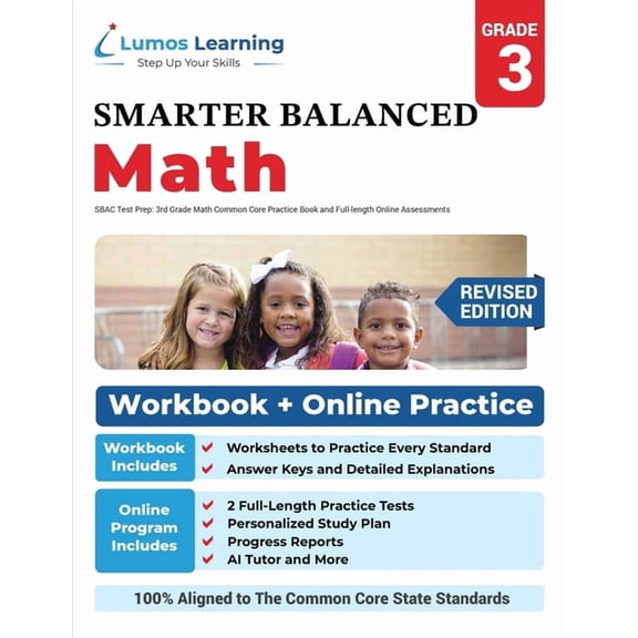 SBAC Test Prep: Smarter Balanced Study Guide With Performance Task (PT) and Computer Adaptive Testing (CAT), (Paperback)