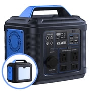 SBAOH Portable Power Station, 300w 296wh Solar Generator 80000mah Lithium Battery Solar Power Banks Generator Power Source for Camping