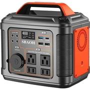 SBAOH Portable Power Station P302,296Wh Lithium Battery Generator Solar with 300W AC Outlets for Outdoor Camping RV Home