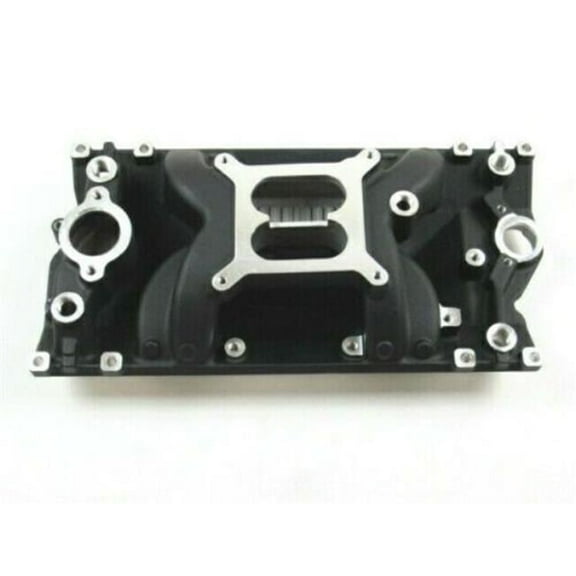 SBC 350 Eliminator Vortec Intake Manifold, Black