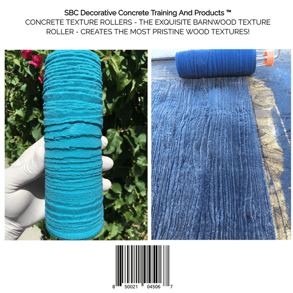 SBC Barnwood Concrete Texture Roller, Durable Paint Roller Cover