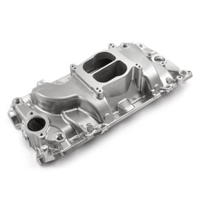 Speedmaster 1-147-017 Compatible with Chevy BBC 454 Oval Port LowRise Aluminum Intake Manifold [Polished]