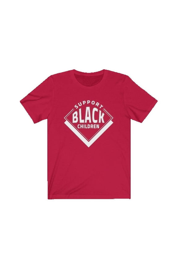 SBC Red Crew Neck Short Sleeve Unisex Tee