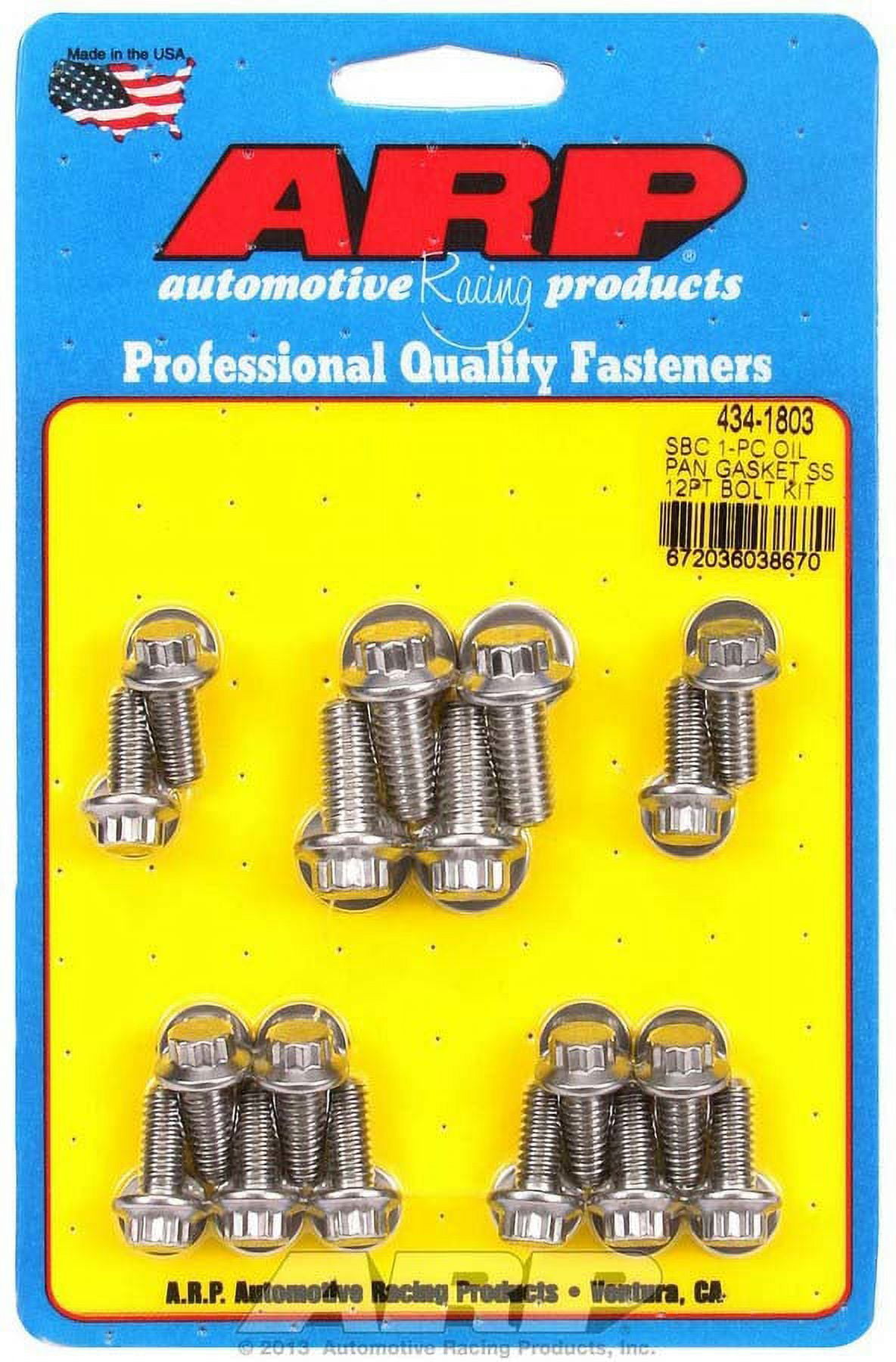 ARP BBC S/S Oil Pan Bolt Kit 12pt
