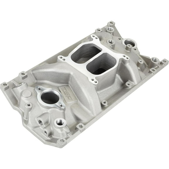 SBC Vortec Holeshot Dual Plane Intake Manifold, Polished