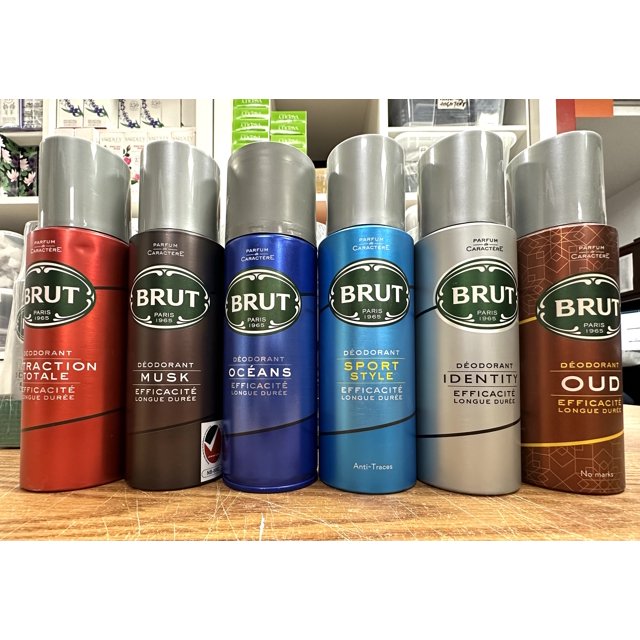SBDs (6 PK) BRUT MENS DEODORANT BODY SPRAY 200ML/6.7OZ each VARIETY