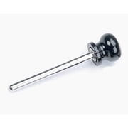 SBDs Magnetic Pin - 3/8" Dia x 5-1/2" Locking Space Chrome PL Steel Shaft | Strong Ring magnet | Round Deluxe Black Al Knob, Universal Weight Stack Replacement SELECTOR Key.
