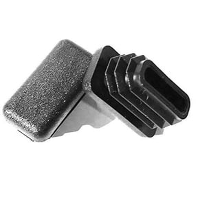 SBDs (Pack of 25) 1 x 1/2 inch Rectangle Plastic Plugs | 16-18 Ga (for Hole Size 0.87" - 0.90" L x 0.37" - 0.40" W) | Tubing Wall Thickness .065" - .049" |