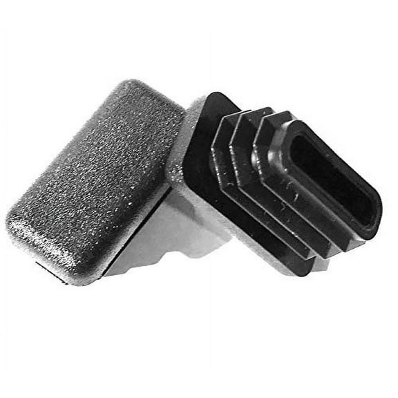 SBDs (Pack of 500) 1 x 1/2 inch Rectangle Plastic Plugs | 16-18 Ga (for Hole Size 0.87" - 0.90" L x 0.37" - 0.40" W) | Tubing Wall Thickness .065" - .049" |