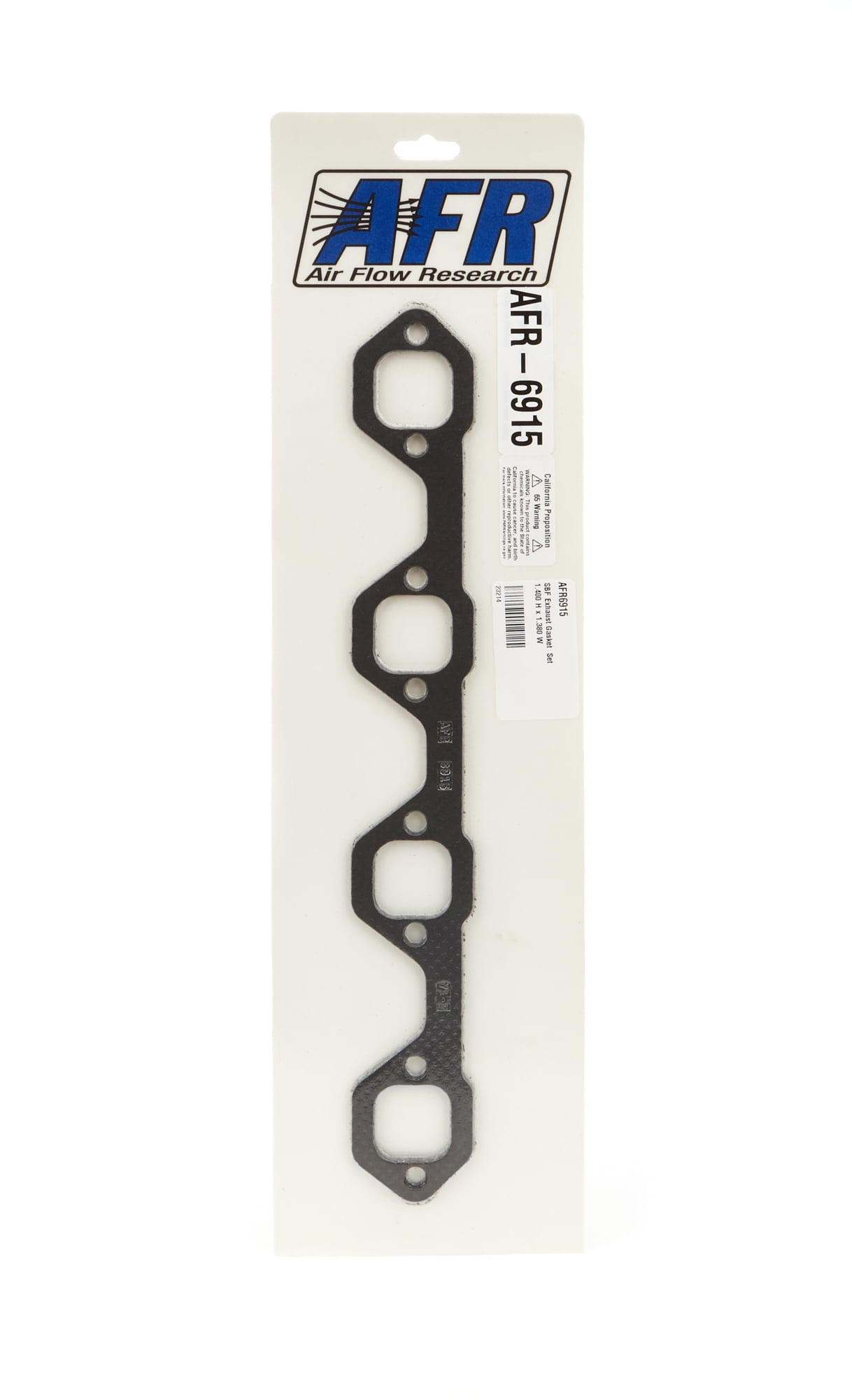 SBF Exhaust Gasket Set 1.400 H x 1.380 W 6915 SBF Exhaust Gasket Set 1.400 H x 1.380 W 6915