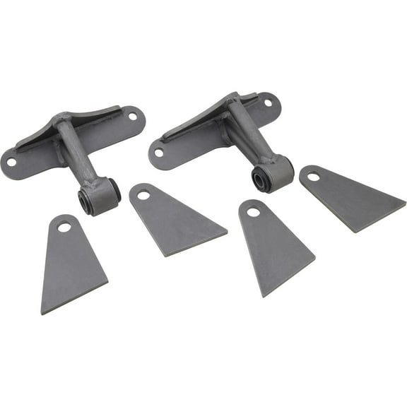 SBF Weld-In Motor Mounts for Small Block Ford 289-351W V8, Fits 260/289/302/351W Engines, Polyurethane Bushing, Vibration-Free, Custom Chassis Compatible, 4" Bushing Centerline Offset