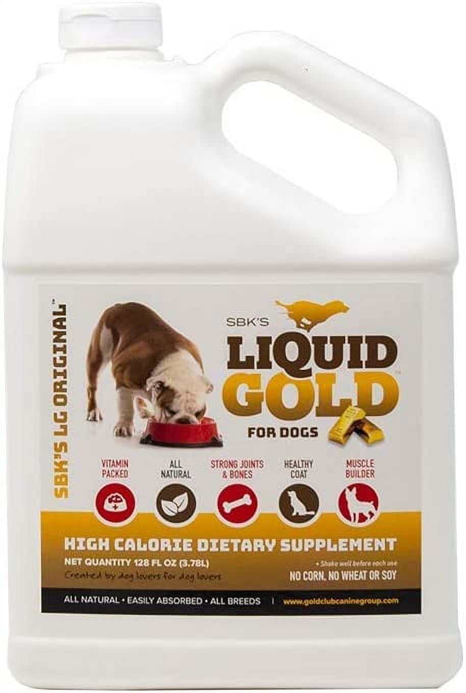 SBK'S Liquid Gold for Dogs Gallon Peanut Butter