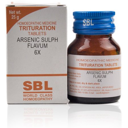 SBL Arsenicum Sulph Flavum Trituration Tablet 6X