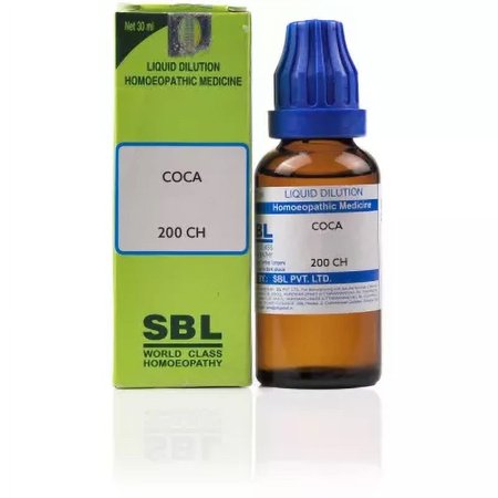 SBL Coca Dilution Homeopathic Medicine 200 CH