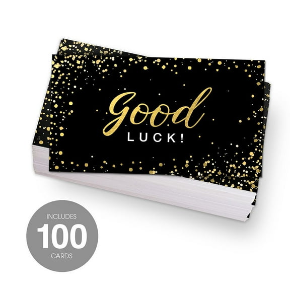SBLABELS Raffle Tickets with Faux Gold Design for Giveaways, Black, 100 Count
