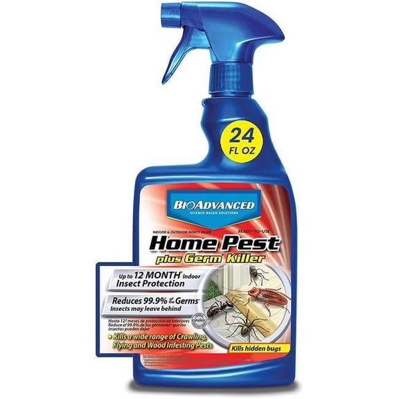 SBM Life Science 829745 24 oz BioAdvanced Home Pest Control Plus Germ Killer