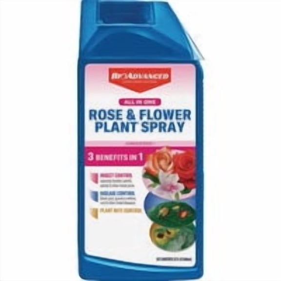 SBM Life Science BioAdvanced All-In-1 Rose & Flower Spray - Pack of 7 Pro Bulk Pack