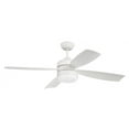 thumbnail image 1 of SBN52W4 Craftmade Lighting Sebastion - 4 Blade Ceiling Fan with Light Kit In Contemporary Style-16.92 Inches Tall and 52 Inches Wide-White Finish, 1 of 15