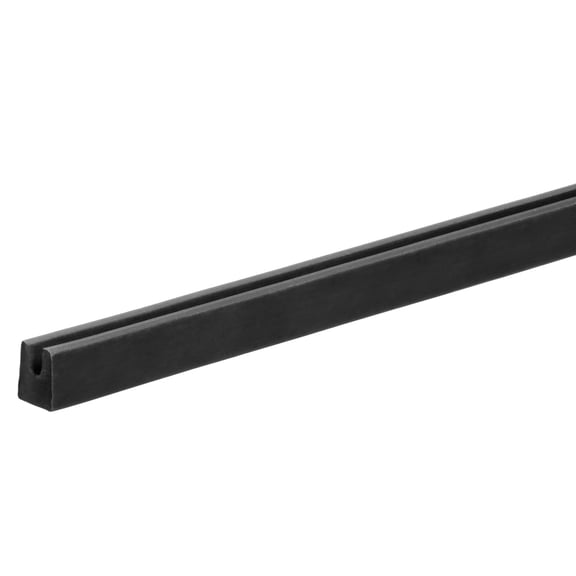 SBR Rubber Edge Trim - Style 1 - 1/2" Wide x 1/2" High Groove - 100 ft. Long