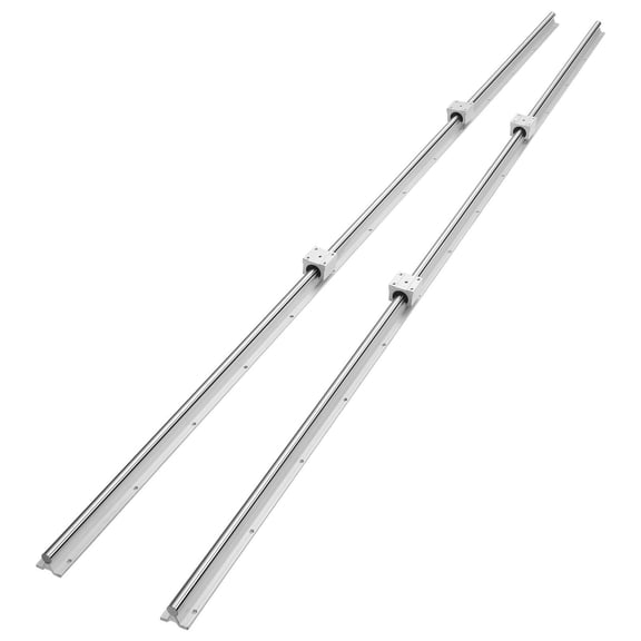 SBR16 Linear Rail Kit, 2000mm Guide Rails with Slide Blocks for CNC Router, DIY Automation, and Machine Projects
