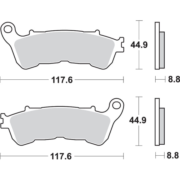 SBS HS - Sintered Brake Pads (828HS)