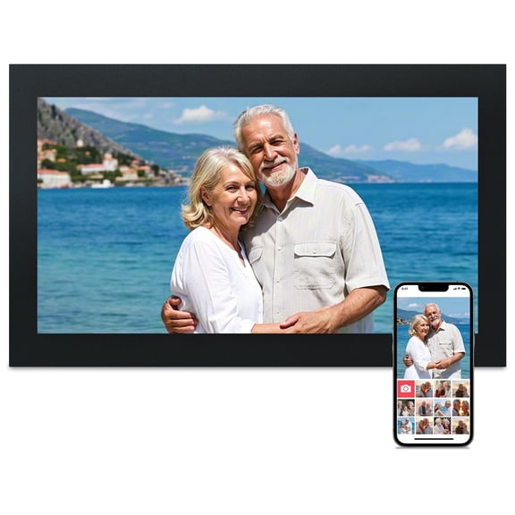 SBUSFGT Bridge the Distance: 15.6 Inch Smart Digital Picture Frame for Family Connection, Share Photos & Videos Instantly via Uhale App