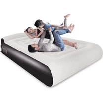 SBUSFGT Full Air Mattress with Built in Pump 16" Raised Inflatable Air Bed, 660LBS Heavy-Duty Support Portable Mattress for Camping, Guest Rooms & Home Use, Leak-Proof Design with Repair Kit