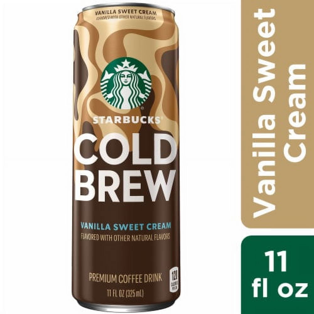 Starbucks Cold Brew Vanilla Sweet Cream 11oz Can