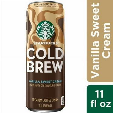 Starbucks Cold Brew Vanilla Sweet Cream 11oz Can
